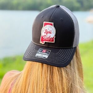 "Praise the Lord and Roll Tide" Embroidered Trucker Cap Alabama Game Day Wear